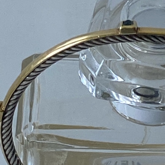 David Yurman 18k & .925 Twisted bracelet - Picture 5 of 10